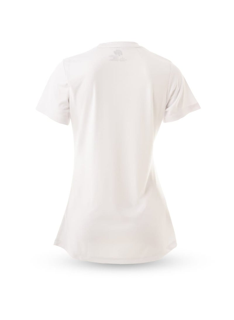 گریوِٹی فورس تيشيرت نسائي جرافيتي فورس بقصة ضيقة – قطن ناعم مسامي بأكمام قصيرة لصيف مريح، ياقة دائرية، ملابس كاجوال يومية ورياضية للجم والنشاطات - Image 3